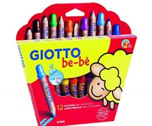 Crayons Giotto Bébe + 1 taille crayon