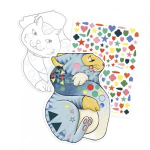 Un carnet de coloriage chat