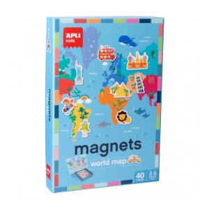 Magnets carte du monde