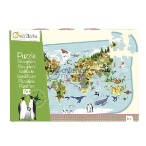 puzzle planisphère