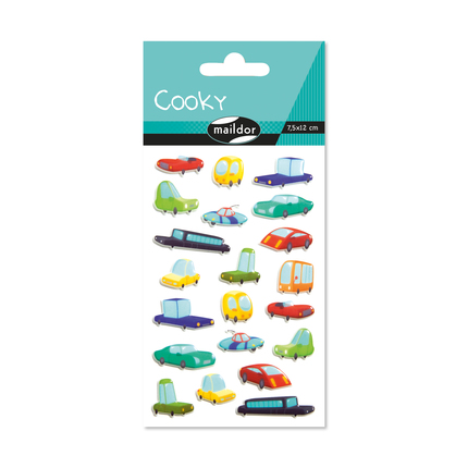 Gommette Cooky, voiture